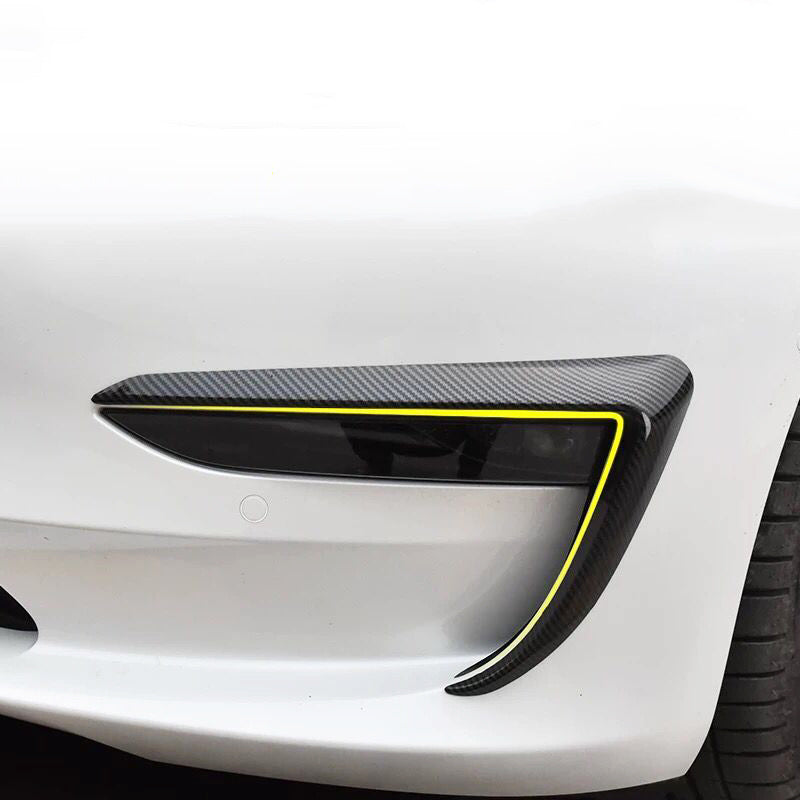 Suitable for tesla model3 fog lamp trim stickers