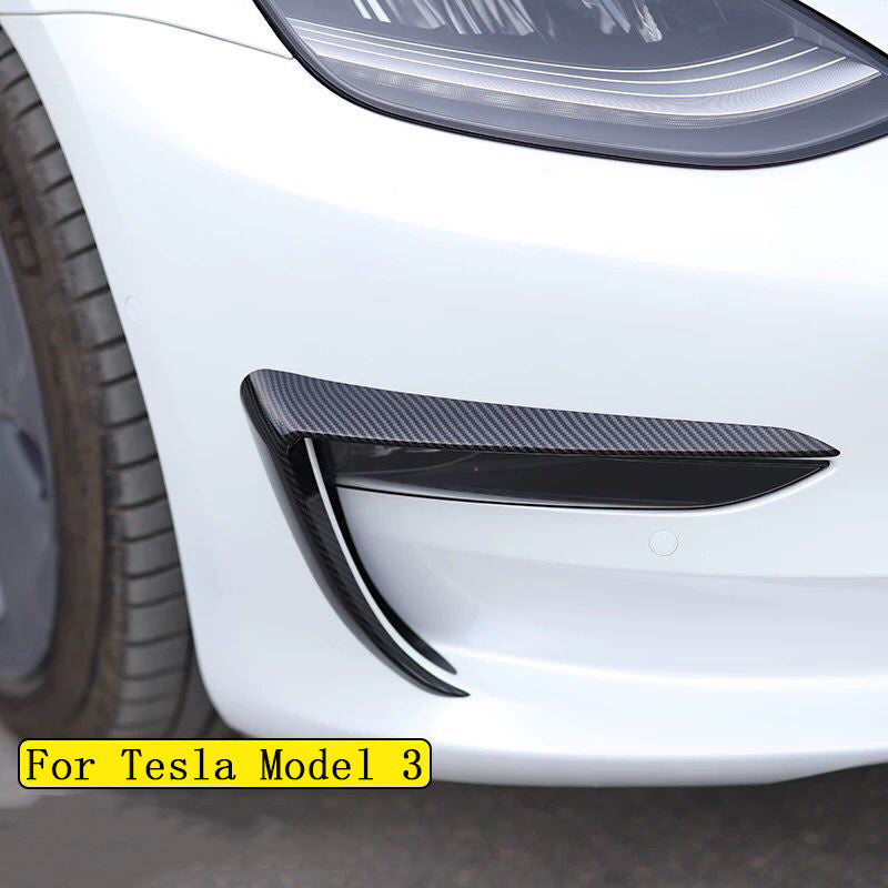 Suitable for tesla model3 fog lamp trim stickers