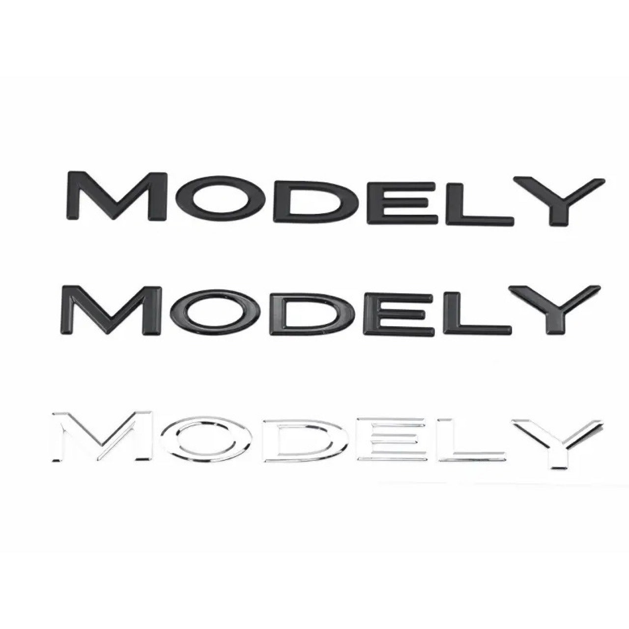 Suitable for Tesla Model Y trunk letter labeling MODEY English letter logo