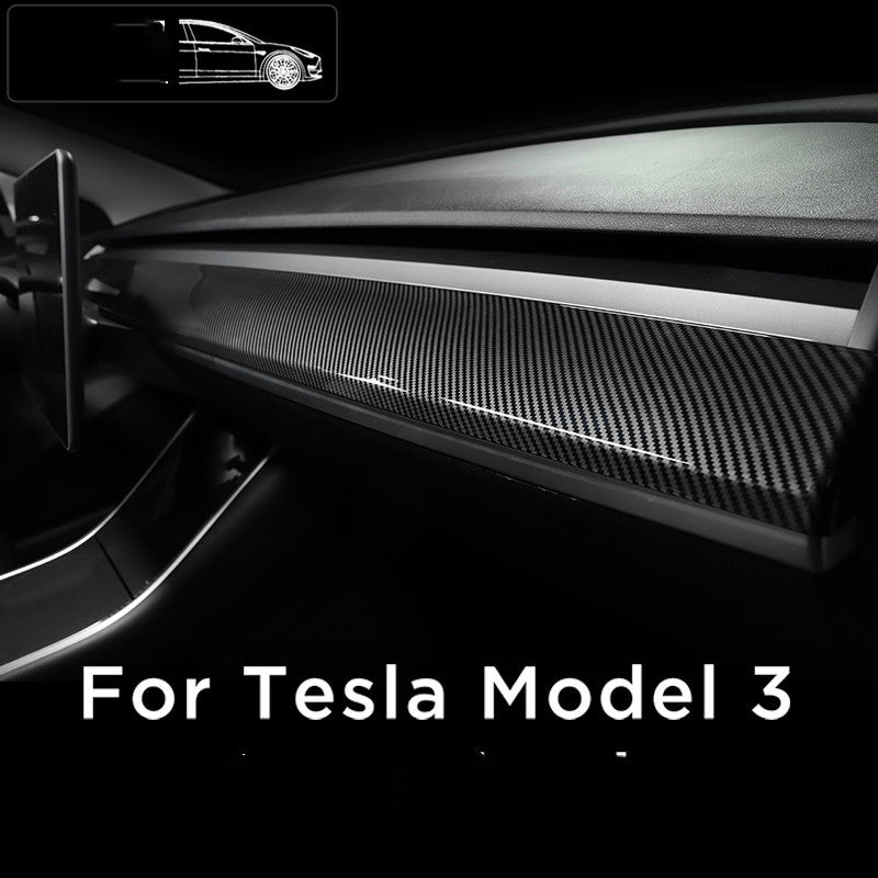 tesla Tesla model 3 dashboard decorative bright strips